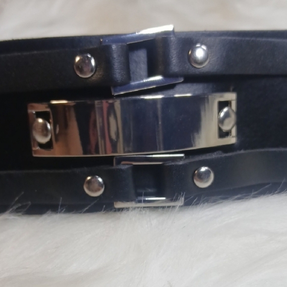 Paparazzi Black Bracelet with Silver Details Urban And Rock Men - Picture 8 of 9